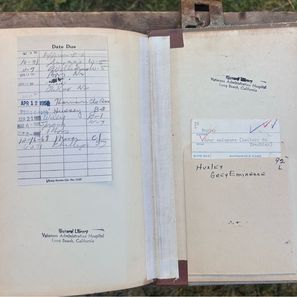 Grey Eminence by Aldous Huxley 1941 4th Edition Hardback Naval Hospital Library - Picture 8 of 10